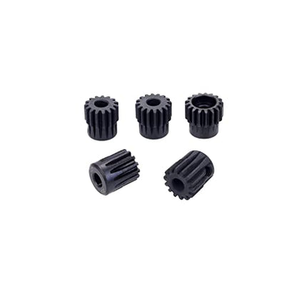 OGRC Pinion Gear 32p 5mm Pinion Motor Gear 13T 14T 15T 16T 17T Set | M0.8 32DP Steel Pinion Gears for RC Buggy Car Monster Truck Fits 5mm Shaft Motor