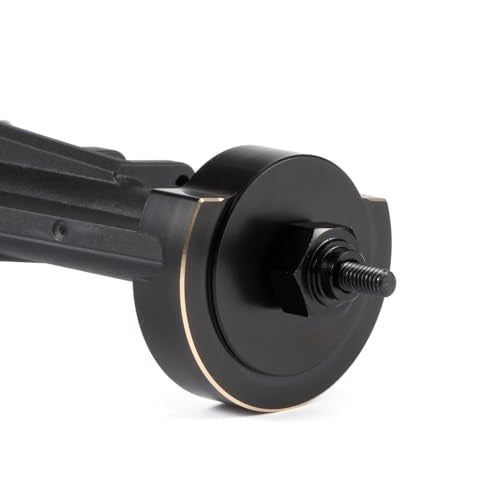 Brass Steering Knuckle Weights for Vanquish H10 Optic Sparco Yokohama RTR 1/10 RC Crawler Straight Axles Low Offset Upgrade (Rear Axle Tube Cap)