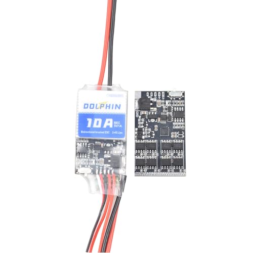 10A Brushed Bidirectional ESC for 130/180 Motor RC Car Boat Tank 2S-4S