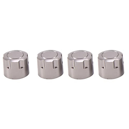 4PCS Aluminum Nut Metal Wheel Nuts for Axial SCX10 TRX4 1/10 RC Crawler Car Parts,Silver
