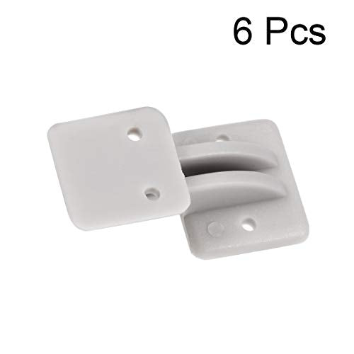 uxcell RC Hinges Adjustable Hatch Hinge L38 x W18 mm, for RC Model Airplane Parts Grey 6pcs