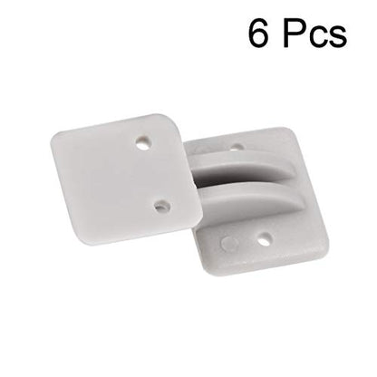 uxcell RC Hinges Adjustable Hatch Hinge L38 x W18 mm, for RC Model Airplane Parts Grey 6pcs