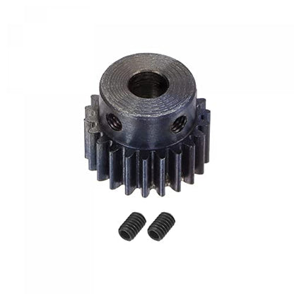 uxcell 1Mod 22T Pinion Gear 6mm Bore Hardened Steel Motor Rack Spur Gear with Step for RC Car Truck Buggy Gear Drive