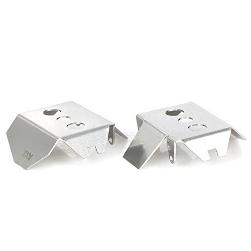 KYX Racing Stainless Steel Skid Plate Protector Chassis Guard Axle Guard for 1/6 RC Crawler Car Axial SCX6 AXI05000