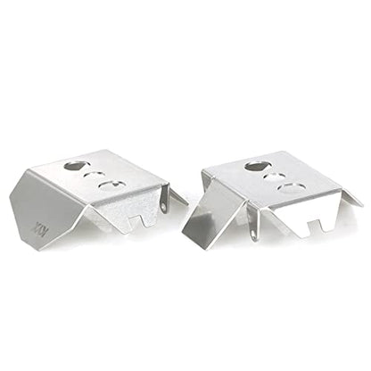 KYX Racing Stainless Steel Skid Plate Protector Chassis Guard Axle Guard for 1/6 RC Crawler Car Axial SCX6 AXI05000
