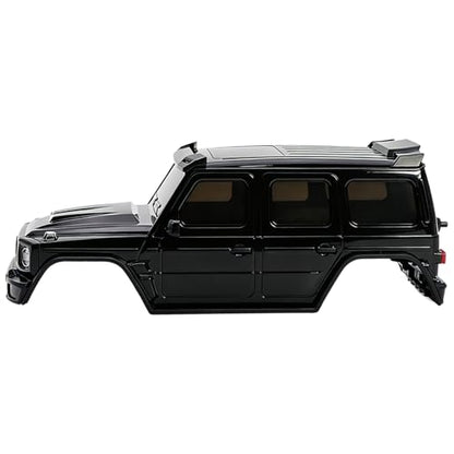 for AXIAL SCX30 Plastic Painted Unpainted Body Shell Kit Cover with Light Bucket Mount Spare Tire Mount for 1/30 RC Crawler Replace DIY Upgrade (Black) - color: Black