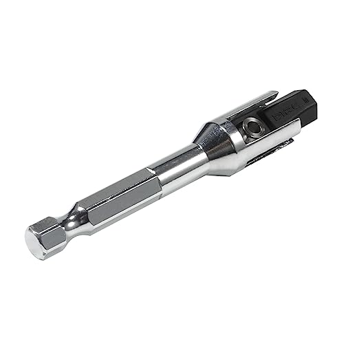 RC Tool kit Quick Assembly Tool Ball Joint Wrench with 1/4'' Hex Shank Fit 5347 Rod Ends for 1/10 RC Crawler Links Building TRX4 SCX10 TF2 VS4-10 RC Tool Set (Rod Ends Assembly Tool Black) (Black) - color: Black