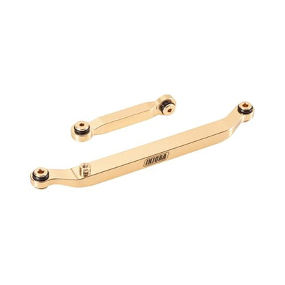INJORA Brass Steering Links 14g for 1/24 RC Crawler Axial SCX24 Upgrade - color: Brass