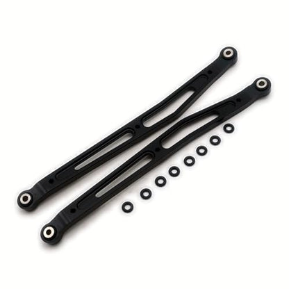Aluminum Rear Upper Chassis Link Parts Black for Axial 1/10 RC Crawler Car Yeti RR10 Bomber AX31109