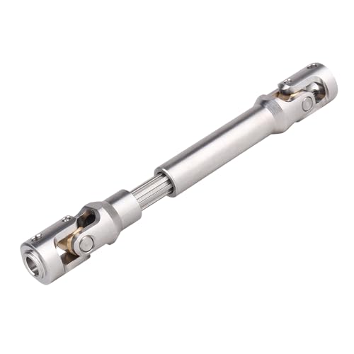 2pcs Hobbyfire 1/10 RC Crawler Drive Shafts Stainless Steel Universal Joint Driveshaft for Axial SCX10 II III Traxxas TRX4 Redcat Gen8 Gen7 Element Upgrades Parts(92-122mm) - style: 92-122mm