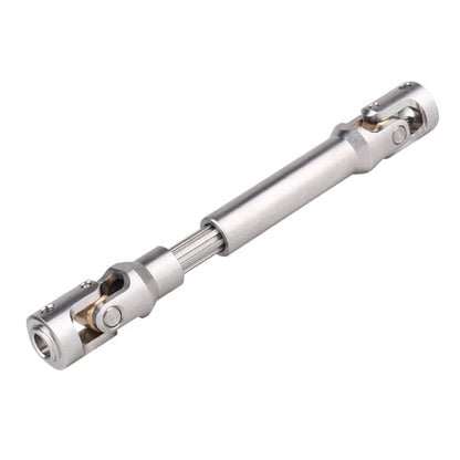 2pcs Hobbyfire 1/10 RC Crawler Drive Shafts Stainless Steel Universal Joint Driveshaft for Axial SCX10 II III Traxxas TRX4 Redcat Gen8 Gen7 Element Upgrades Parts(92-122mm) - style: 92-122mm