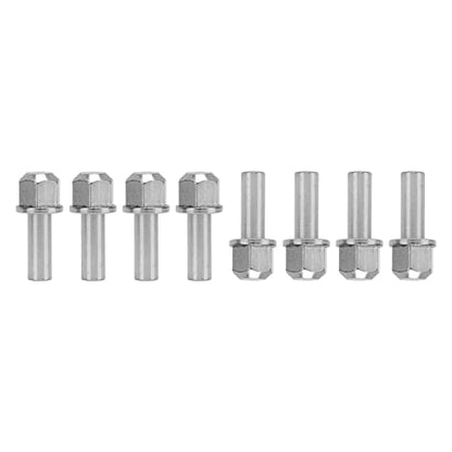 Acouto 8 Pcs Rc Wheel Hub Extension Nut Stainless Steel High Strength Hex Rc Wheel Hub Extension Adapter for Axial SCX10 Rc Wheel Lug Nut Extenders Rc Wheel Nuts Spacer (20mm) - size: 20mm