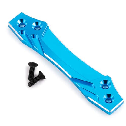 Aluminum Bumper Holder Plate for Tamiya TT02 Bumper Mount Compatible with Tamiya TT02 1/10 RC Car Upgrades (TT02 Bumper Plate) - color: Tt02 Bumper Plate