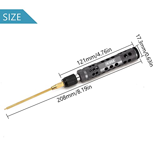 INJORA 4-in-1 1.5/2/2.5/3mm Hex Screwdriver Tool Set for 1/10 1/8 RC Car