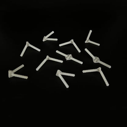 10PCS RC Airplane Plastic Needle Hinge Pin Hinge for RC Plane Helicopter Aircraft DIY Model Plane Fix Wing Parts Foam Model Plane Replacement (2.5x43mm) - style: 2.5x43mm