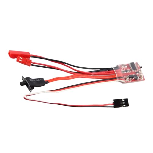 10A / 20A / 30 a Bidirectional Brushed ESC with Brake/Not Brake Mode Brushed Speed Controller for Remote Car Boats Projects Regulation - color: 20a
