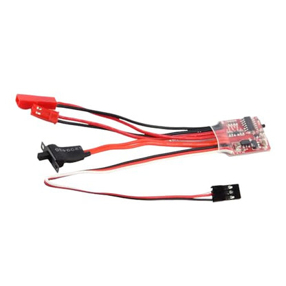 10A / 20A / 30 a Bidirectional Brushed ESC with Brake/Not Brake Mode Brushed Speed Controller for Remote Car Boats Projects Regulation - color: 20a