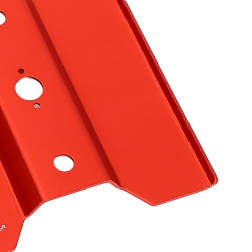 RC Model Car Repair Stand Alloy Adjustable Height Rotatable Lockable Work Station for 1/16 1/10 1/8 RC Car Black (Red) - color: Red