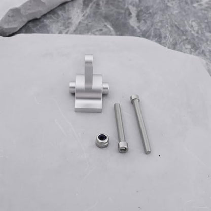 RC Car Rear Upper Link Riser Compatible with Axial SCX10 III AR45P 1/10 RC Crawler LCG Chassis DIY (Silver) - color: Silver