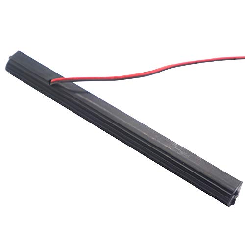 RC Light Bar Roof Lamp Kit 48 Double Row Lights Compatible with Traxxas Slash Rustler Trx4 Axial SCX10 Tamiya D90 Gen8 1/10 RC Crawler (L Shape Universal Brackets)