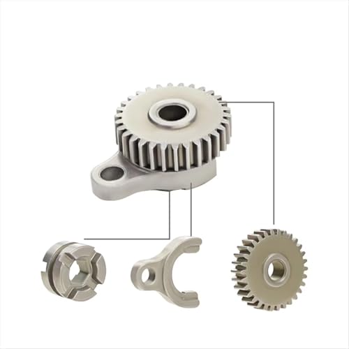 Rc Accessories Parts for FMS for FCX24 K5 for FCX18 for LC80 1/24-1/18 RC Car Upgrades Parts Steel Transmission Complete Gears Set