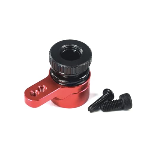 25T Servo Arm for ARRMA 1/18 Granite Grom/1/18 Typhon GROM/1/18 Mini LMT 4X4/1/18 UTB18 Capra Upgrade Parts (red) - color: Red
