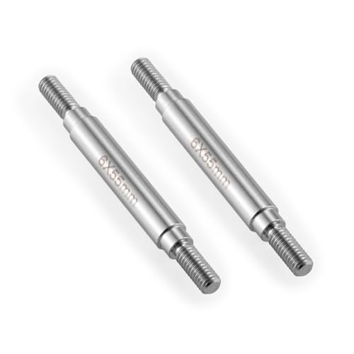 RC Stainless Steel Suspension Links Chassis Linkage Set 55mm | For 1/10 Scale SCX10 TRX4, RC Crawler - size: 55mm