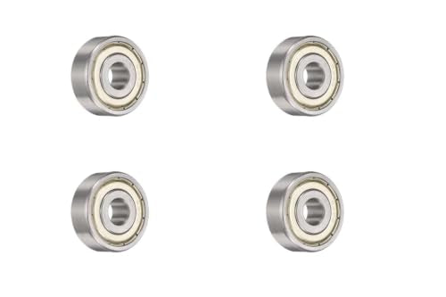 4-Pack 639-ZZ Double Rubber Sealed deep Groove Ball Bearings, 9MMx30MMx10MM, pre-Lubricated, Stable Performance, and Cost-Effective Ball Bearings - size: 639ZZ