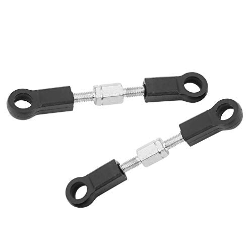 Tbest Steering Linkage Rod, Adjustable Precision Turnbuckle Rod 3.5mm 70mm Plastic for RC Car Enthusiasts Off-Road Racing Hobby Repairs