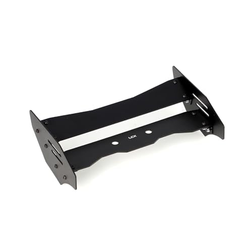 LCX Racing RC Car CNC Machined Aluminum Rear Wing for RC Truck Arrma 1/8 Typhon, Upgrades Parts Accessories