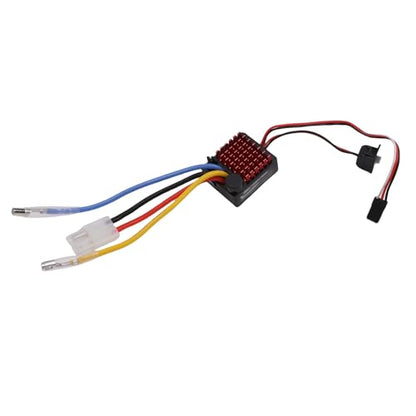 Matybobe Brushed Electronic Speed Controller 60A Water Proof ESC RC Car Boat 3A BEC Output Compatible with 540 550 750 Motors