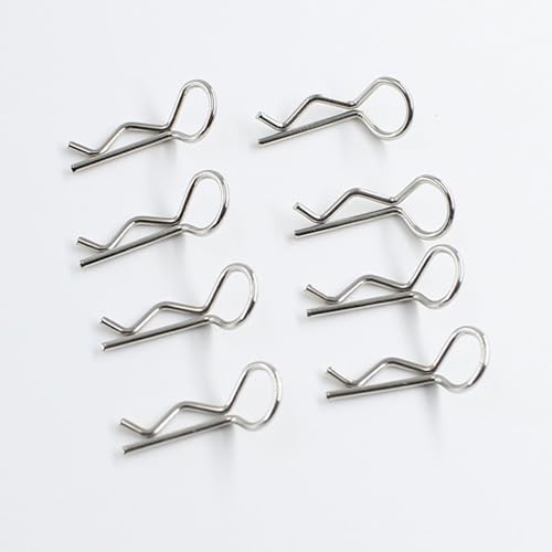 DYNWAVE 8 Pieces RC Car Body Shell Clips Update Parts Lightweight R Clips Accessory for 16103Pro 18103Pro 16301 1/16 1/18 RC Vehicles