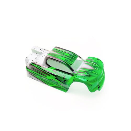 Helidirect RADIANZ Hobby Plus Speck-B Reggie Truggy Airbrush Lexan Body Raze – Pre-Painted Lightweight Truggy Body Shell for HobbyPlus Speck-B - color: Raze