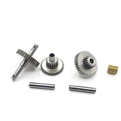 Stainless Steel 16.6:1 Overdrive Transmission Gear for 1/18 TRX4M RC Crawler - size: 16.6:1