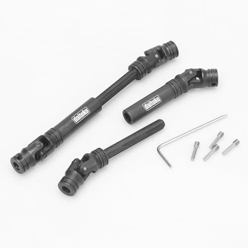 daitoku Steel Centre Drive Shaft CVD Driveshaft Upgrade Parts 90-125mm for 1/10 Traxxas TRX-4 Axial SCX10 RC Crawler Car (2PCS)