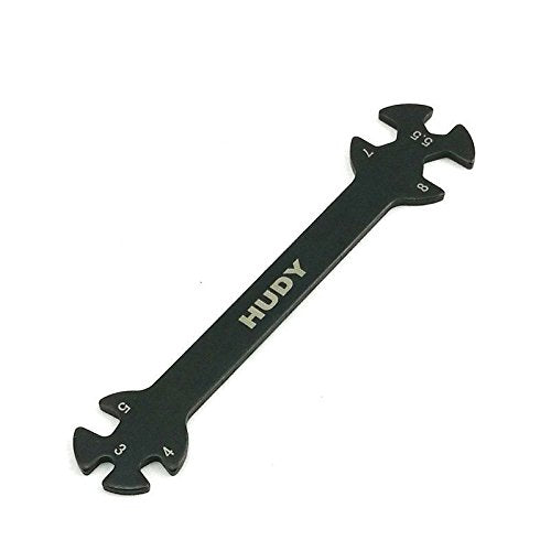 6 in 1 RC Hudy Special Tools Wrench 3mm 4mm 5mm 5.5mm 7mm 8mm for Turnbuckles #1706