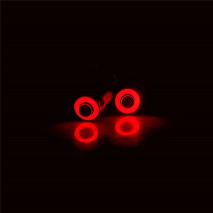 QUE-T 10mm 2 LEDs Angel Eyes & Demon Eyes LED Headlight/Back Light for 1:10 RC Model Crawler Cars,(Red + Yellow, 10MM) - color: Red + Yellow, size: 10MM