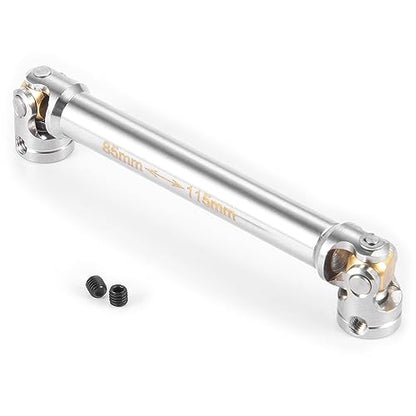 RC-Hub 1Pcs RC Driveshafts Metal Drive Shaft 45-50/47-57/55-67/60-80mm for 1:14 Tamiya Trailer Tractor Truck RC Crawler Car (85mm-115mm) - size: 85mm-115mm