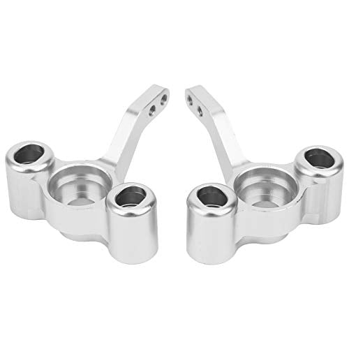 Bnineteenteam 1/10 RC Car Aluminum Alloy Front Knuckle, Front Steering Knuckle 122011(02165) Fit for HSP 1/10 RC Car 94122 94188 (Silver - color: Silver
