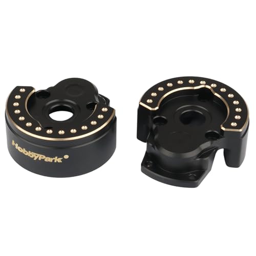 HobbyPark Brass Front & Rear Portal Cover Steering Knuckle Counterweights Weights for Vanquish VP VS4-10 1/10 RC Crawler F10 Portal Axle Phoenix LCG VRD Carbon Kit Lower COG Upgrades Parts