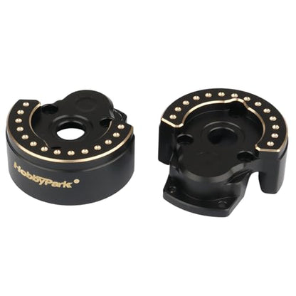 HobbyPark Brass Front & Rear Portal Cover Steering Knuckle Counterweights Weights for Vanquish VP VS4-10 1/10 RC Crawler F10 Portal Axle Phoenix LCG VRD Carbon Kit Lower COG Upgrades Parts