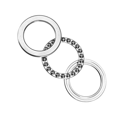 uxcell 51110 Thrust Ball Bearings 50mm x 70mm x 14mm Chrome Steel ABEC3 Single Row Roller 2pcs - size: 50mmx70mmx14mm
