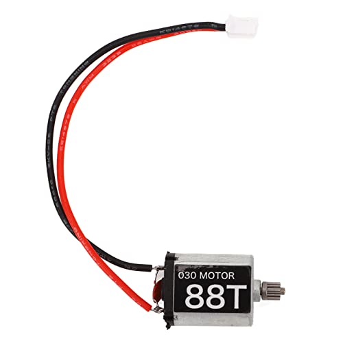 RC Brushed Motor 030 Upgrade Carbon Brush Motor 88T RC Carbon Brushed Motor Replacement Compatible with AXIAL SCX24 1/24 RC Car