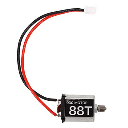 RC Brushed Motor 030 Upgrade Carbon Brush Motor 88T RC Carbon Brushed Motor Replacement Compatible with AXIAL SCX24 1/24 RC Car