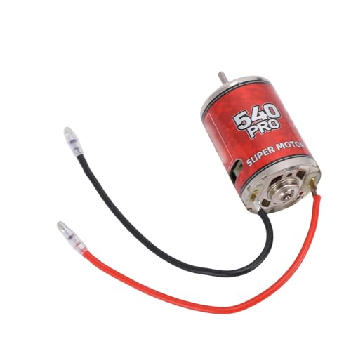RC Crawler Motor, 540 Brushed 55T High Torque with Sealed Bearings, Copper Windings Brushed Motor for HSP Off Road Rock Crawling Cars