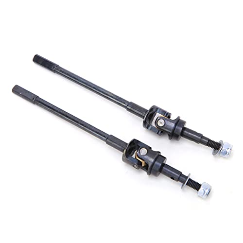 RC Front Steel Drive Shaft, CVD Drive Axles Compatible with SCX10 II 90046 90047 1/10 RC Car Model