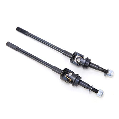 RC Front Steel Drive Shaft, CVD Drive Axles Compatible with SCX10 II 90046 90047 1/10 RC Car Model