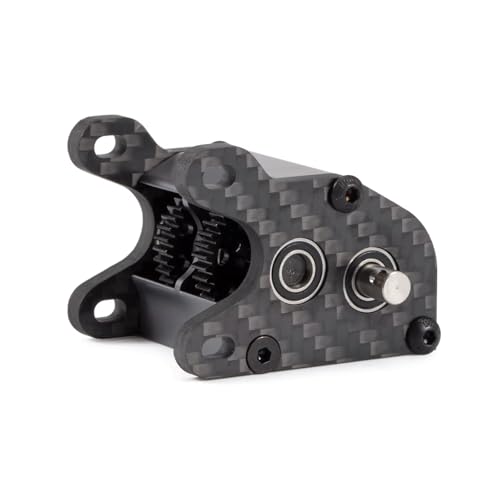 Ultralight Dual Motor Transmission 62g Aluminum LCG Transmission Gearboxes 48P Overdrive Dig Tiny Gearbox for 1/10 RC Crawler LCG Cheater Rig (Gray) - color: Gray