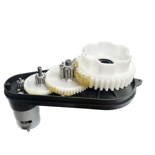 24V40000RPM Fast Motor Gearbox for Power Wheels Upgrade Replacement Kit | 2-Pack 18V-24V 40000RPM Motor Gearbox for Kids Ride on Car Replacement Motor Parts,2 Steel Gear,Large Aperture,High Speed