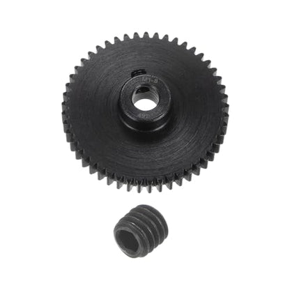 uxcell Mod 1 49T Pinion Gear 8mm Bore Hardened Steel Motor Rack Spur Gear for RC Car Truck Gear Drive